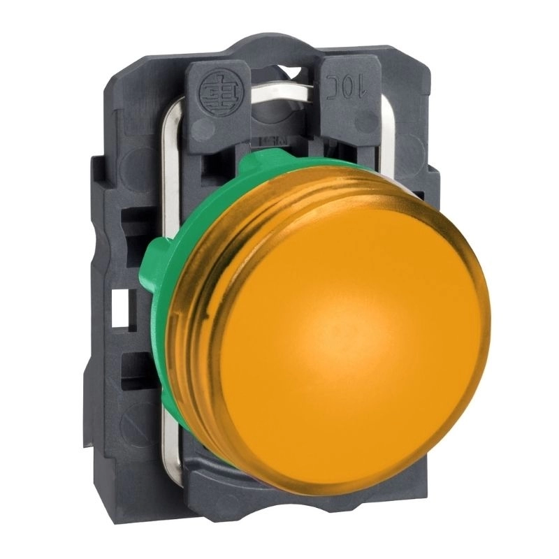 Piloto luminoso plástico XB5 amarillo C/led 24VCA/CC